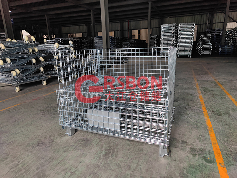 【視頻】倉儲籠隔網分層：分兩層